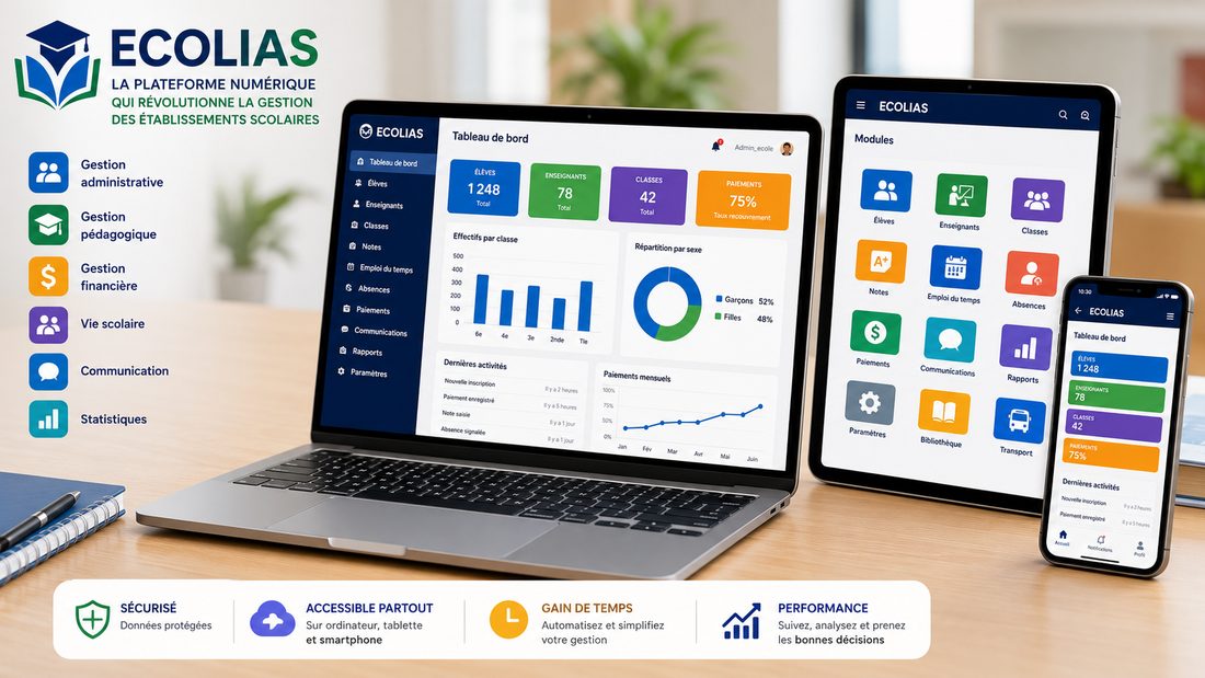 Ecolias — accessible sur ordinateur, tablette et téléphone
